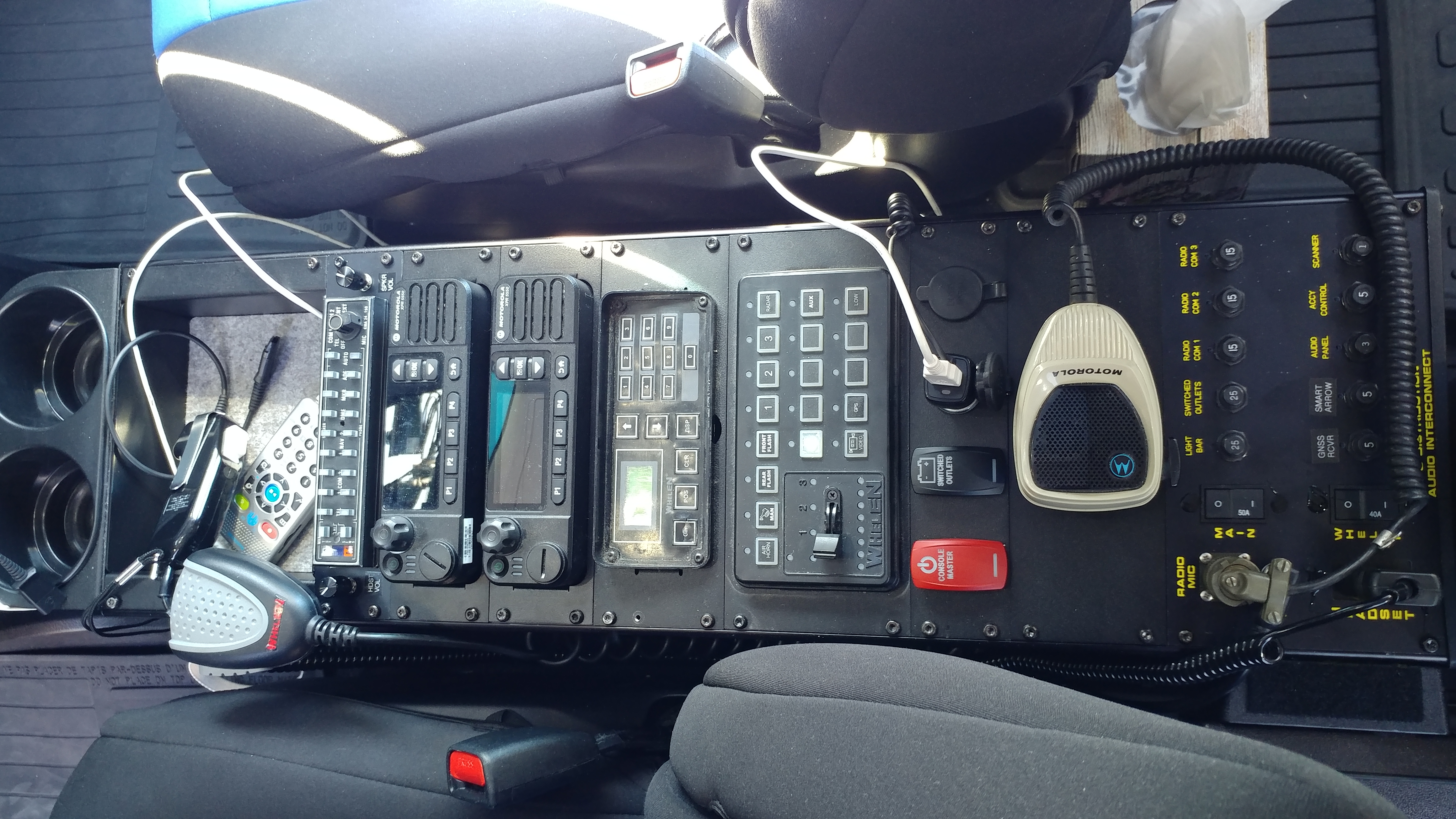 Photo of equipment console